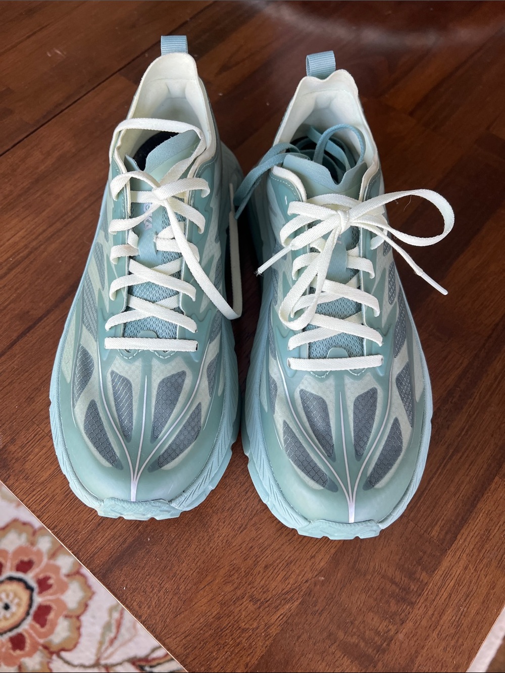 Hoka Women's Mint Green Running Sneakers